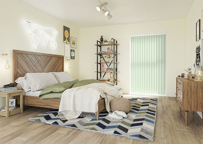 Amalfi, Soft Green - Vertical Blind - Image 7
